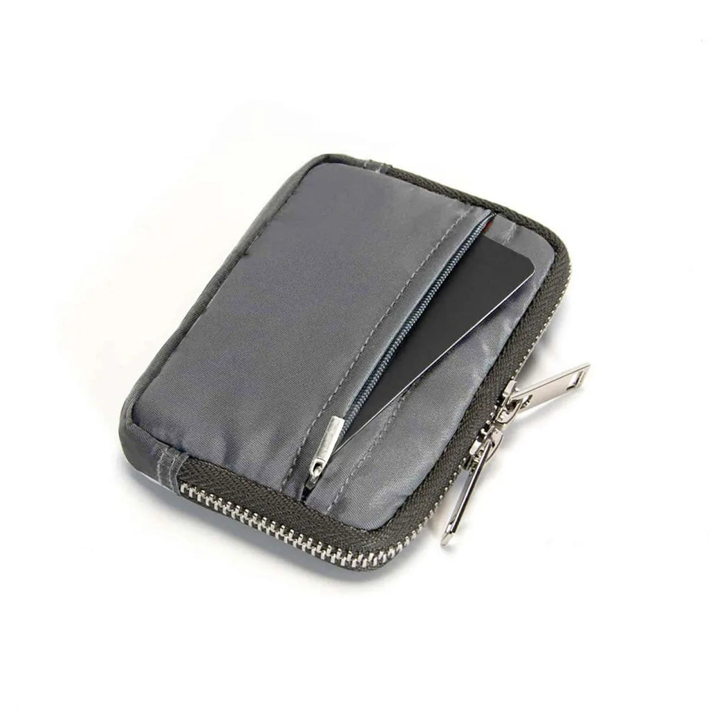 Slim-style waterproof nylon small wallet, multi-functional card holder, keychain, women's coin purse