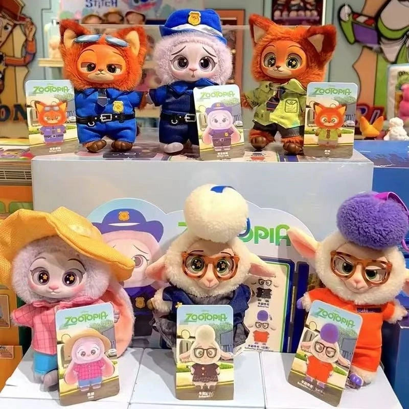New Genuine Zootopia Vinyl Series Blind Box Cute Cartoon Character Vinyl Plush Bag Pendant Toy Doll Mystery Box Trendy Toys Gift