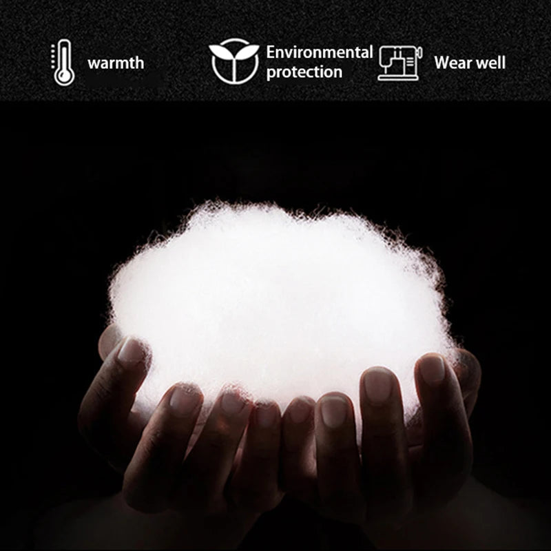 Men Winter Cotton Jacket Warm Comfortable Padded Thickened Down Jackets Parkas Outerwear Sportswear Puffer Thick Warm Snow Coat