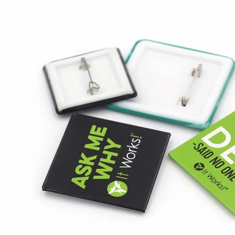 Square Badge Button Maker 50x50mm Machine Rotary Button Press For Refrigerator Magnet Making Button Badge Manual DIY Art Craft