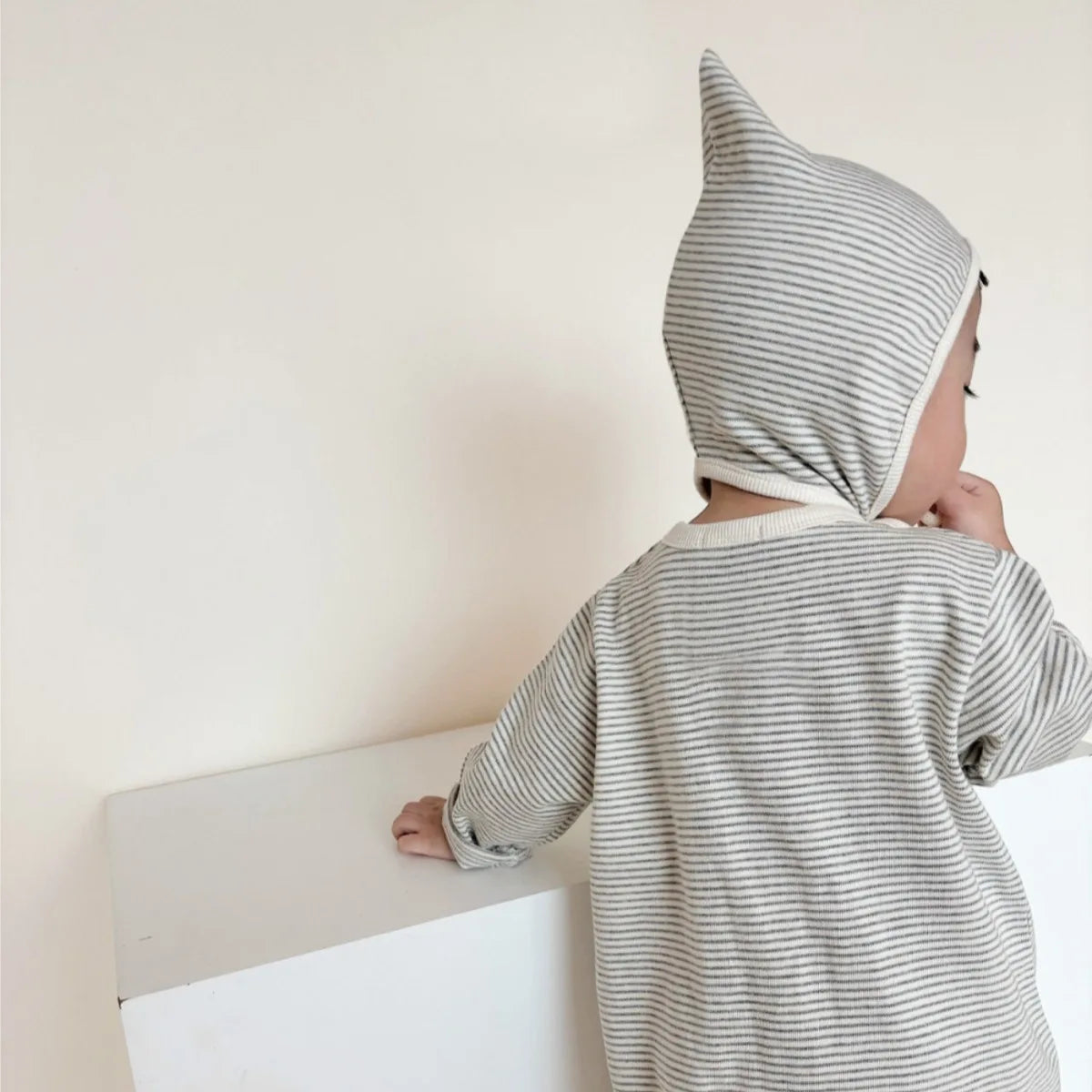 6632 Newborn Clothes 2025 Autumn New Soft Comfortable Boy's Jumpsuit Two Button Pocket Baby Girl's Climbing Clothes.