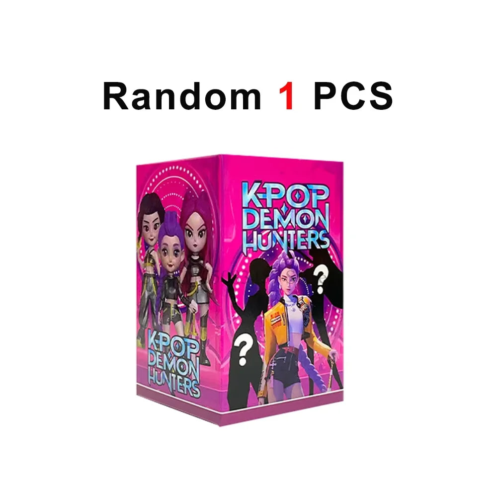 Hot Anime KPop Devil Hunter Doll Vinyl Toy Rumi Mira Zoi Character Vinyl Mask Blind Box Ornament Toy Birthday Christmas Gift