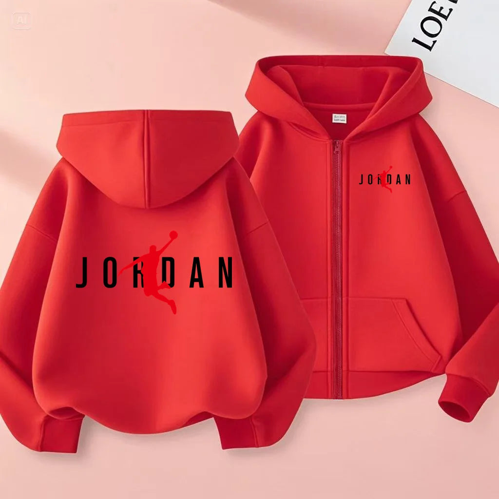 Children's Hoodies ZipperStyle Sweatshirt Fashion Idol star Charming Coat Boys Girls 3-12Yrs Cardigan Sports Casual Clothes Gift