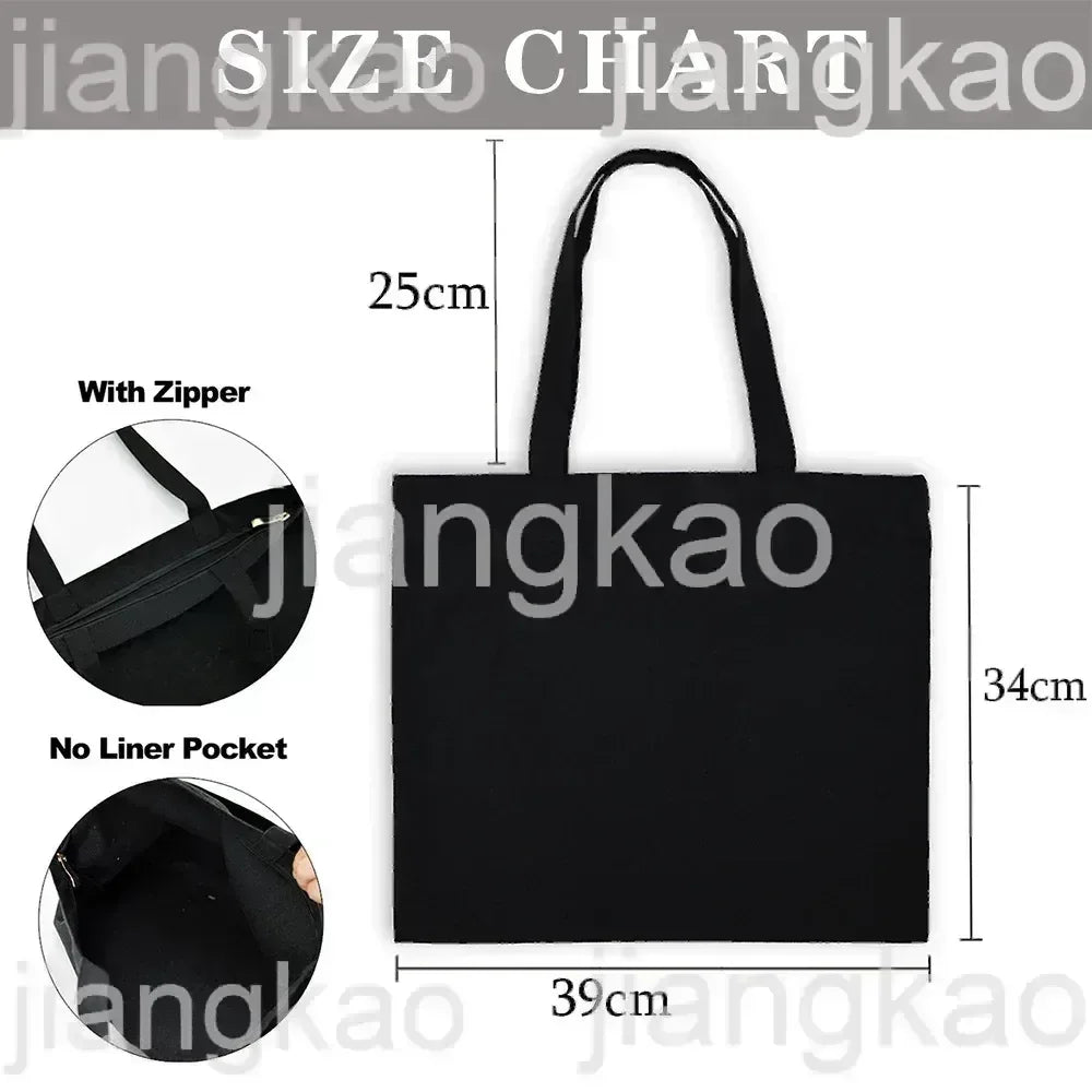 Thank You for Taking Care of Me Nanny Printed Tote Bag Female Shoulder Bag Canvas Handbags Women Shopping Bags Gift for Nounou