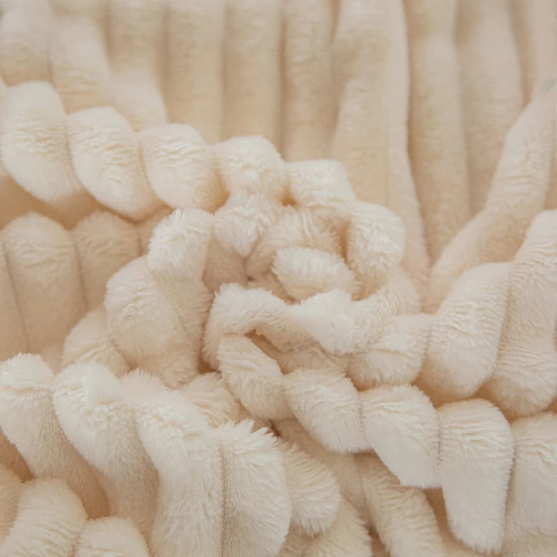 Flannel Blanket Stripe Bedspread Sofa Towel Car/Office/Travel Nap Blankets Home Soft Plaid Warm Bed Blanket cobijas de camas