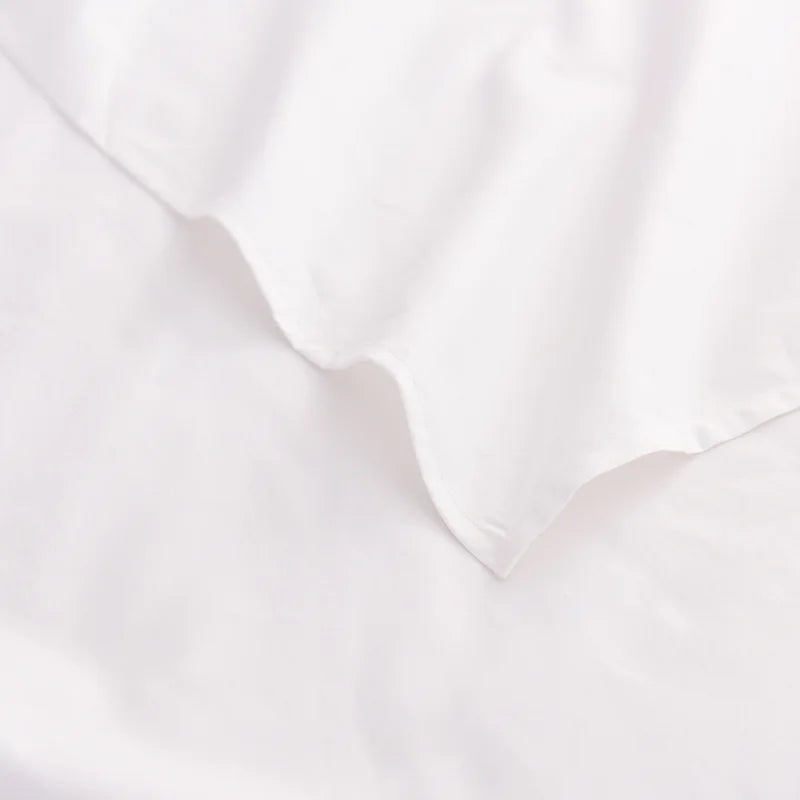 A single bed sheet (without pillowcase or core), washed pure white hotel single or double bed sheets, home bedding
