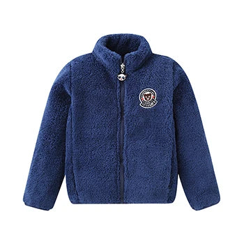 5 6 8 10 12 14 Years Big Boys Jacket Autumn Winter Plus Velvet Warm Teen Kids Jackets Fashion Mid-Length Zipper Hooded Boys Coat