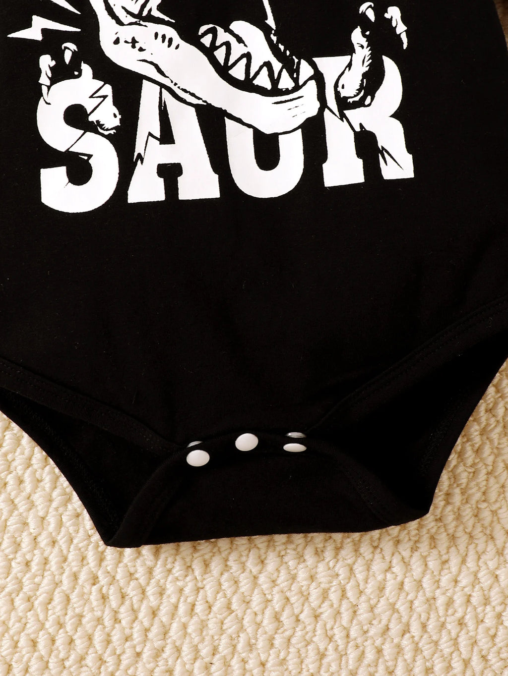 Winter 0-1 Years Old  Infant  Baby  Boys  Dinosaur  Print  Long  Sleeved  Hooded  Sweatshirt  Casual  2-Piece  Set