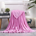 Soft Warm Blankets For Beds Winter Mink Throw Solid Sofa Cover Bedspread Winter Plaid Blankets  Winter Sheet Bedspread 3size
