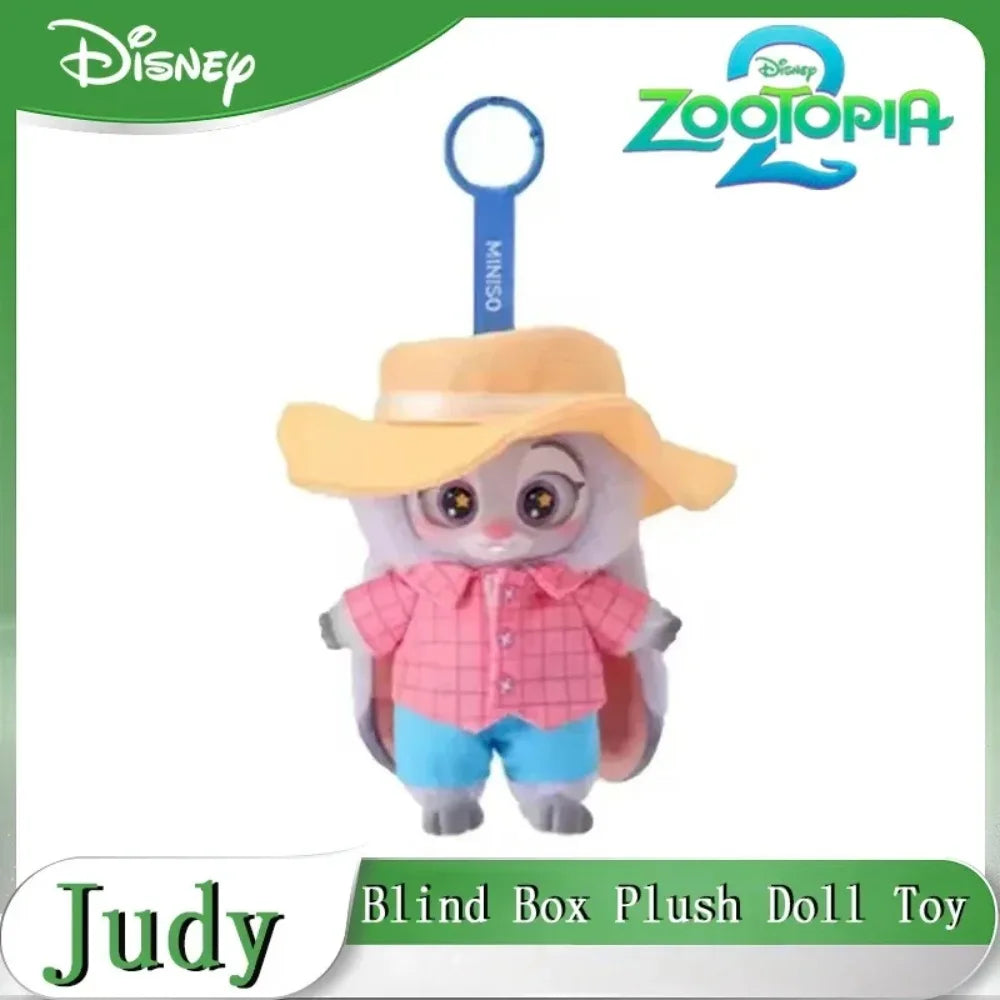 New Genuine Zootopia Vinyl Series Blind Box Cute Cartoon Character Vinyl Plush Bag Pendant Toy Doll Mystery Box Trendy Toys Gift