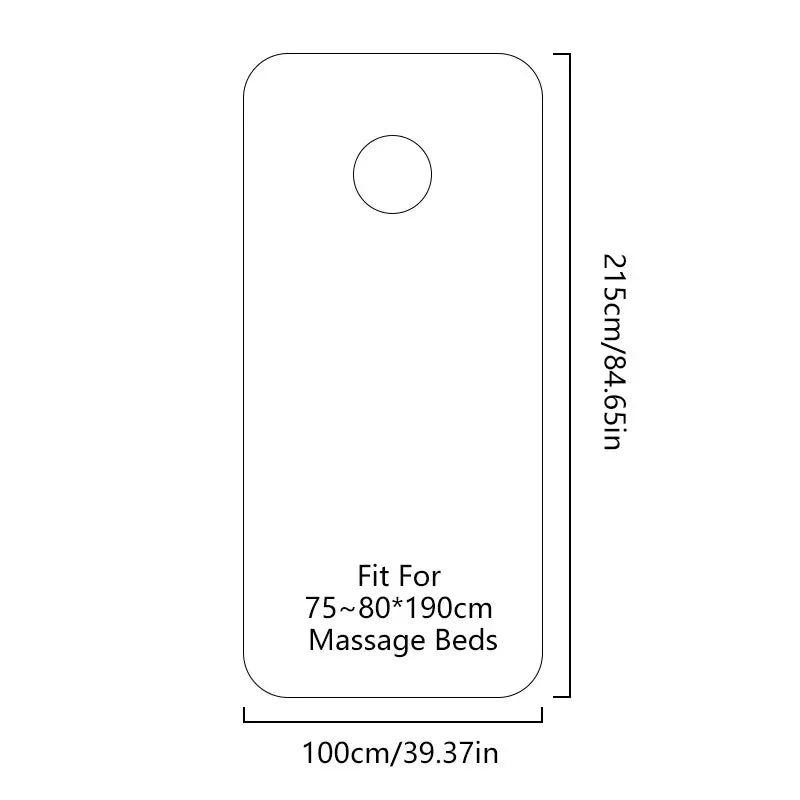 10pcs Disposable Bed Cover For Beauty Salon Open Hole Spa Massage Soft Bed Sheets Non-woven Fabric Breathable Elastic Bedspread