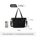 Fouvor Large Women's Shoulder Bag Casual Fashion HandBag 2025 Trend Nylon Travel Large Capacity Tote Bags Waterproof Bag 3063-05