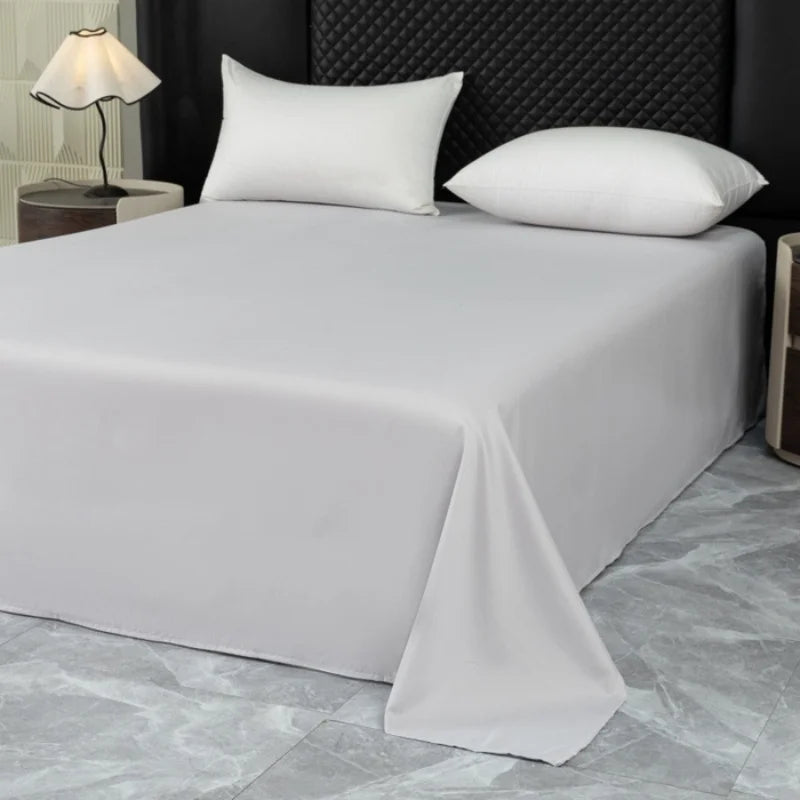 4pcs Sheet Set,Top Sheet +Fitted Sheet+Pillowcase,For US Twin/Queen/King Bed,Soft Solid Microfiber Home Bed Linens Drop Shipping