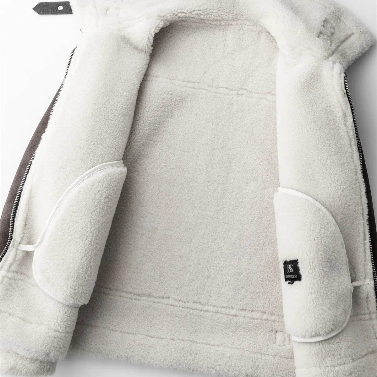 New Fashion Men's Thicken Turn-down Collar Long Sleeve Zipper Casual Trendy Thicken Faux Leather Jackets Male Coats Clothes Tops