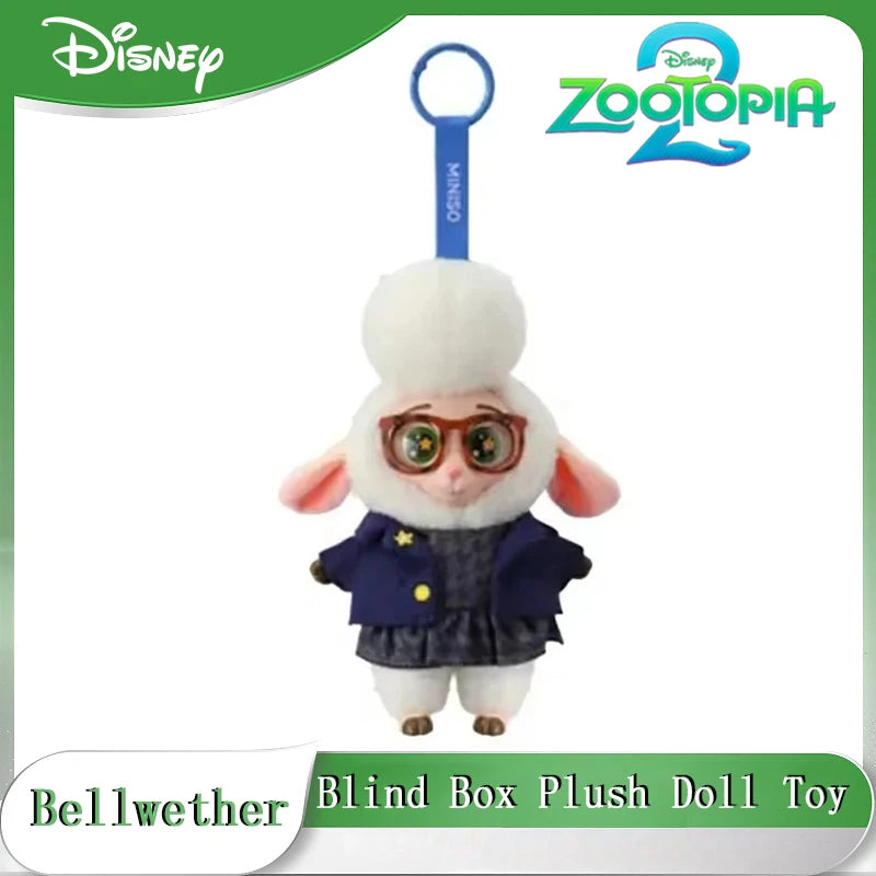 New Genuine Zootopia Vinyl Series Blind Box Cute Cartoon Character Vinyl Plush Bag Pendant Toy Doll Mystery Box Trendy Toys Gift