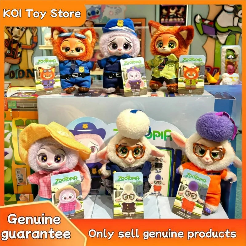 2025 NEW Genuine Zootopia Judy Rabbit Nick Fox Sheep Mystery Box Mayor Figurine Anime Toy Model Collection Blind Box Kids Gifts