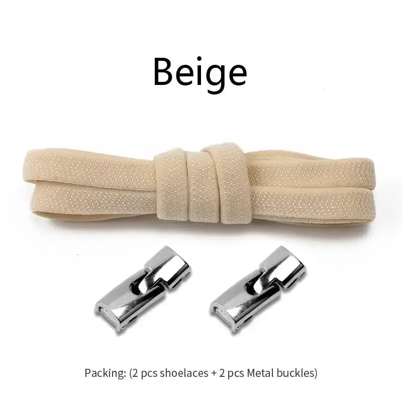 1 Pair Cross Locks Shoelaces for Sneakers Without Ties Elastic Flat Laces Kids Adult No Tie Shoelace Rubber Bands Shoe Laces