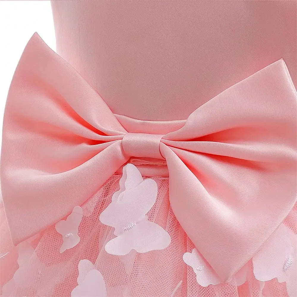 Baby Girl Clothes For Baptismal 1st Birthday Dress Girls Party Dresses Butterfly Wedding Princess Dress Kids Christmas Costume