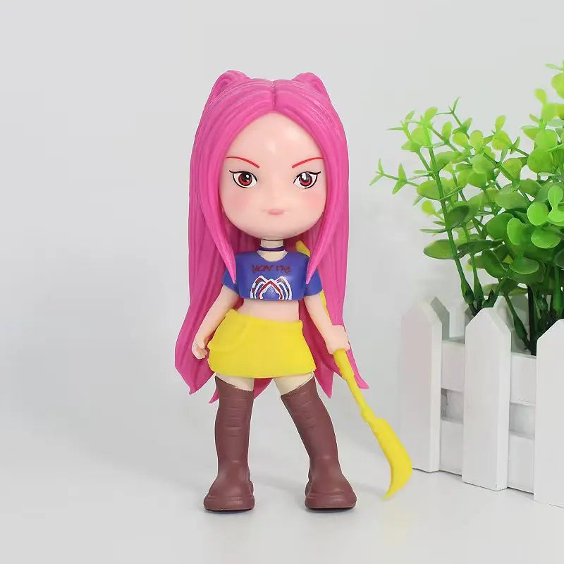 15cm Large Size Q Version Kpop Devil Hunter Rumi Zoe Mira Anime Character PVC Collectible Toys Affordable Fashion Accessories