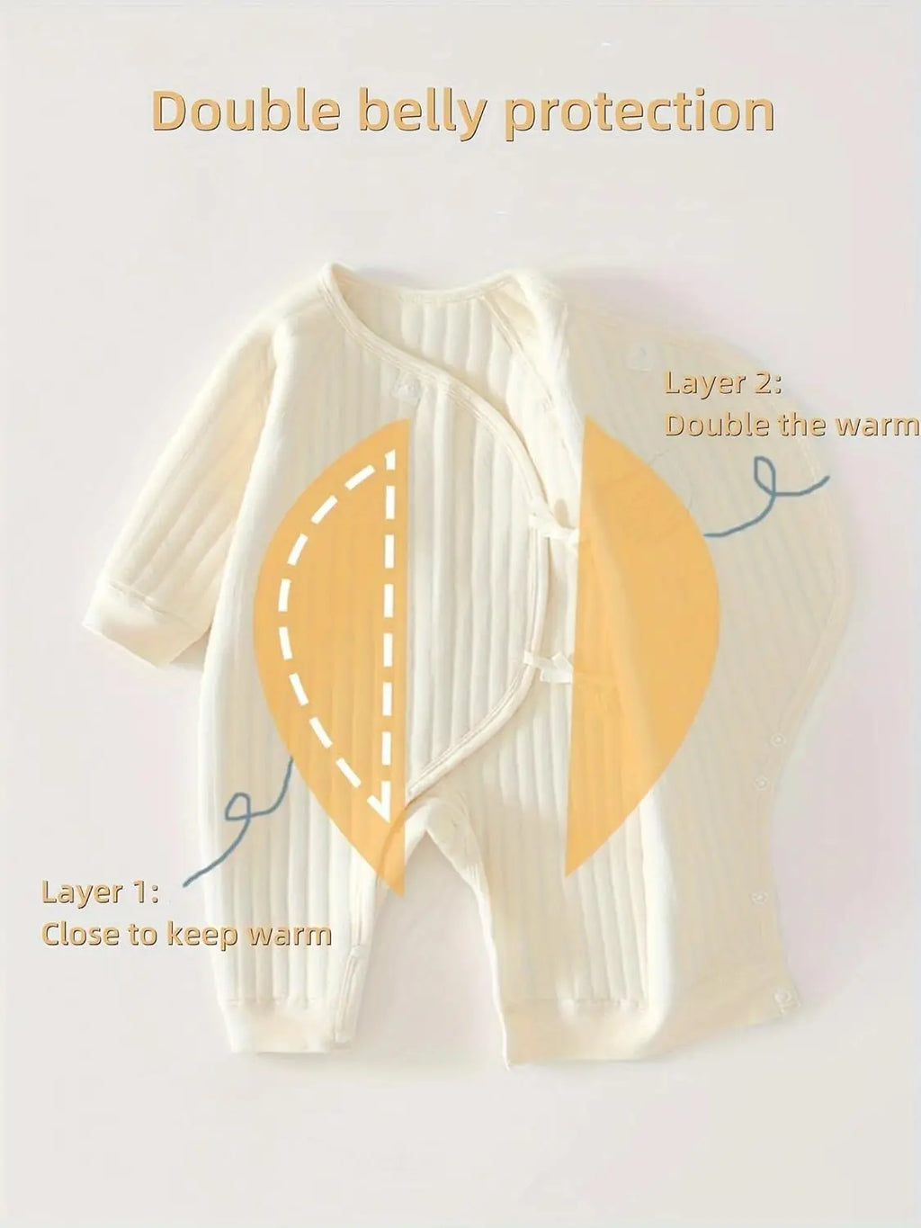 Boys Girls Bodysuit Newborn Winter Onesie Clothes Cotton Toddler Home Wear  0-6M Thickened Spring and Autumn Clothing