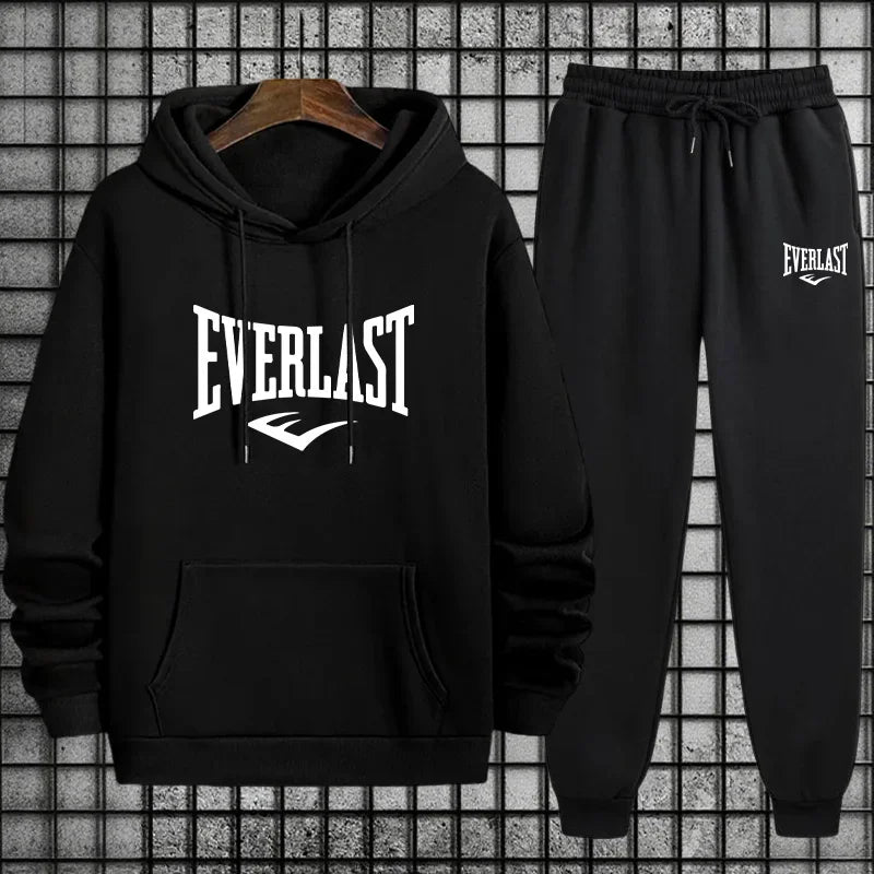 2025 Hot Sale Men's Tracksuit Hoodie and Sweatpants Urban Casual Fashion Sportswear Autumn Male Training Sweatshirt Sports