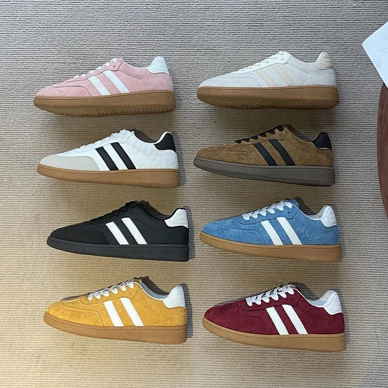 Autumn Women Casual Sports Shoes 2025 Comfortable Non Slip Outdoor Casual Shoes Soft Sole Retro Female Sneakers Zapatos Mujer