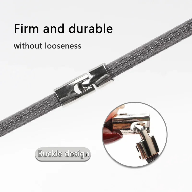 1 Pair Cross Locks Shoelaces for Sneakers Without Ties Elastic Flat Laces Kids Adult No Tie Shoelace Rubber Bands Shoe Laces