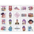 20pcs/set New Kpop Demon Hunters Tattoo Sticker Funny Temporary Waterproof Tattoos Arm Decals Kids Party Gift