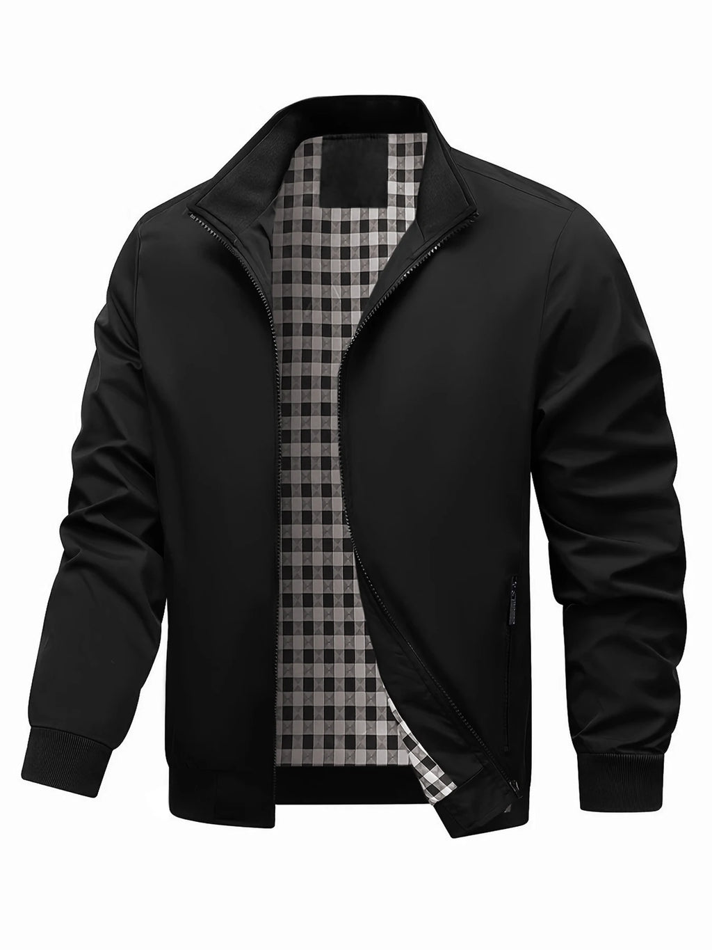 Plus Size Jacket, Trendy Men's College Style Jacket, Spring and Autumn Fashion Plus Size Men's Casual Jacket