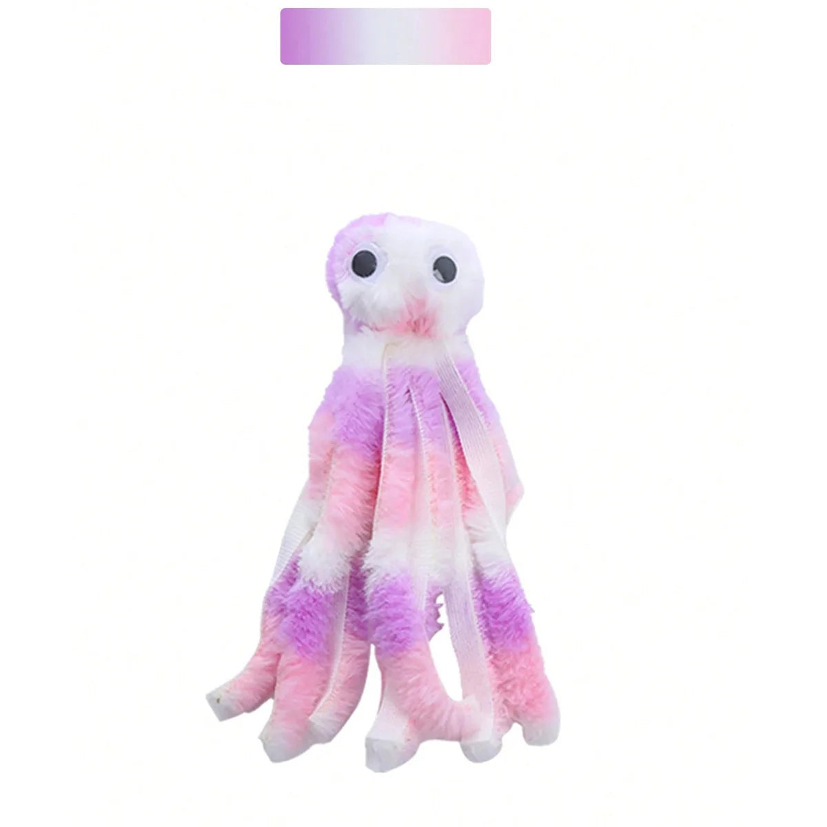 Cute Interactive Octopus Shaped Cat Plush Toy for Relieve Boredom Bite Resistant Cat Toy for Teeth Cleaning Pet Supplies for Cat