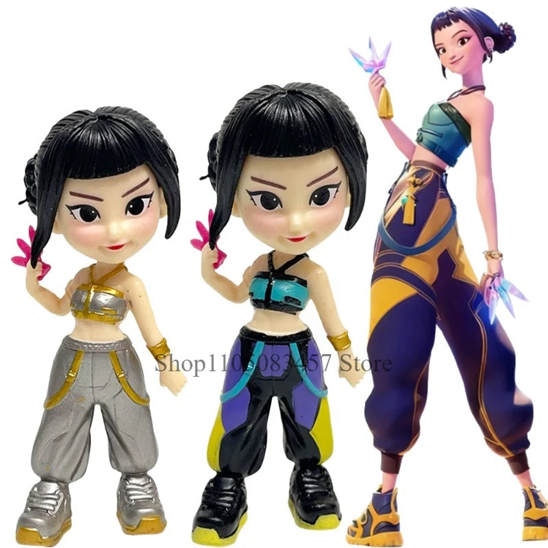 Hot Anime KPop Devil Hunter Doll Vinyl Toy Rumi Mira Zoi Character Vinyl Mask Blind Box Ornament Toy Birthday Christmas Gift