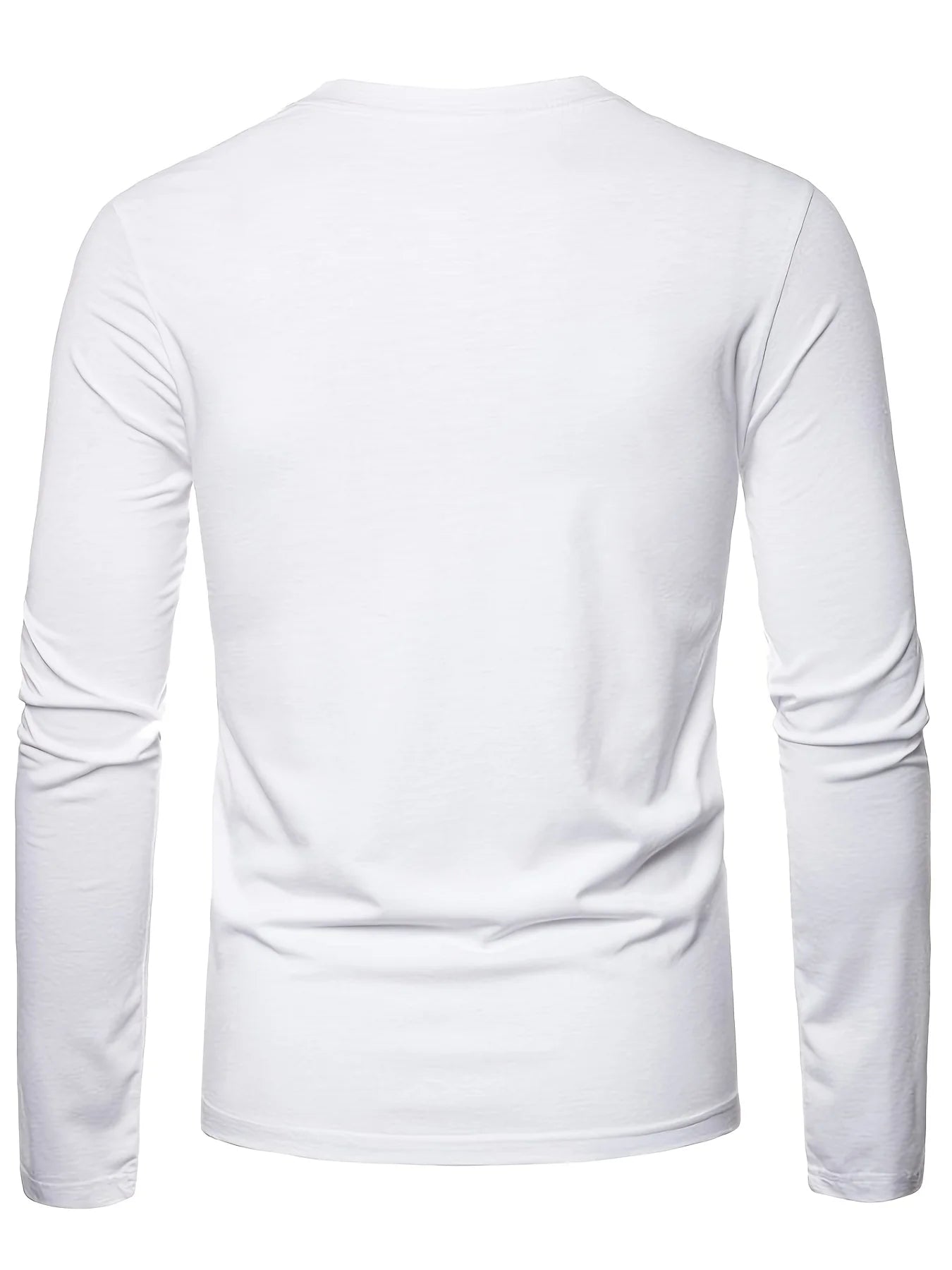 Men's Long Sleeve T-shirt Beige and Black Color-block Design Letter Print Stretchy Autumn Top Casual Basic Long Sleeve Clothing