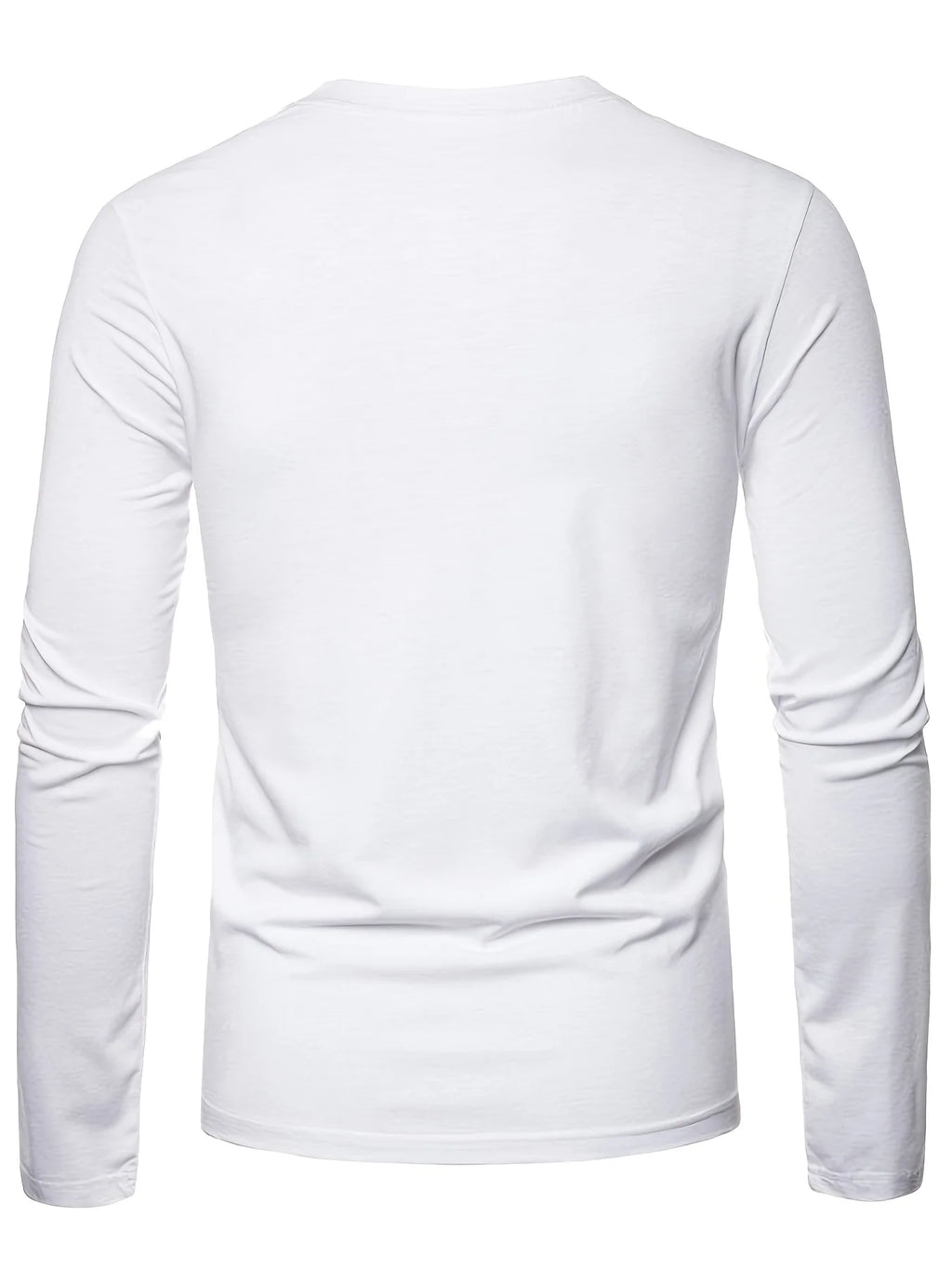 Men's Long Sleeve T-shirt Beige and Black Color-block Design Letter Print Stretchy Autumn Top Casual Basic Long Sleeve Clothing