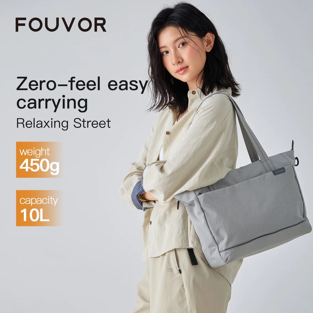 Fouvor Large Women's Shoulder Bag Casual Fashion HandBag 2025 Trend Nylon Travel Large Capacity Tote Bags Waterproof Bag 3063-05
