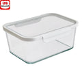 14 Cup Glass Food Storage Container with Tritan Lid Microwave Freezer Dishwasher Safe Stackable 2 Pieces