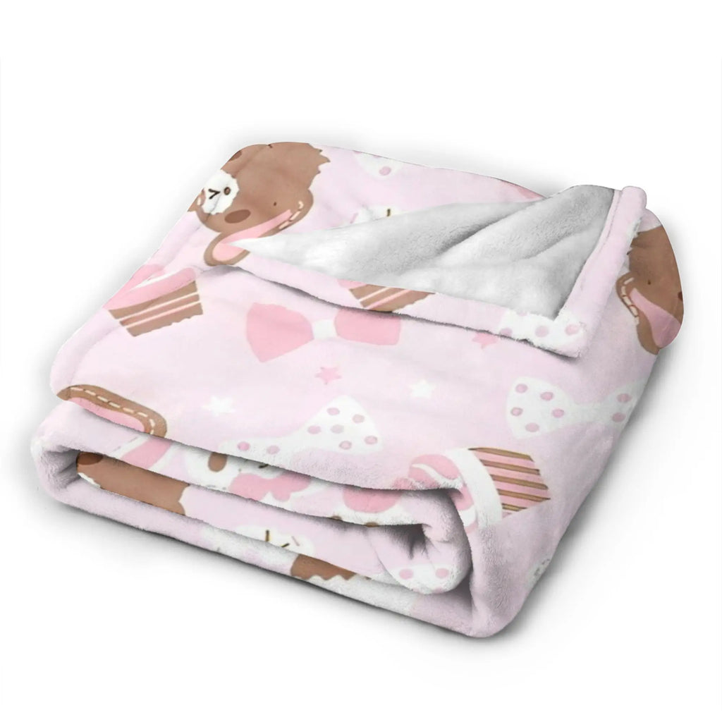 Cartoon Sugarbunnies Blanket  Fleece Awesome Soft Throw Blankets for Bedspread  Winter