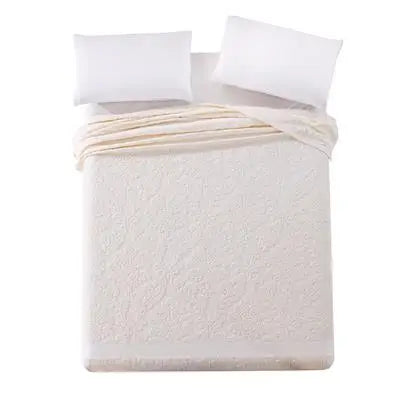 Summer Blankets For Beds 100% Cotton Solid Color Towel Blanket Twin Full Queen Size Bedspread Thread Blanket On The Bed