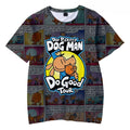 2025 Child Boys T-shirts Cartoon anime dog man Summer Short Sleeve Boy Clothes T Shirt Tops Tee Children's clothing 3-14 years