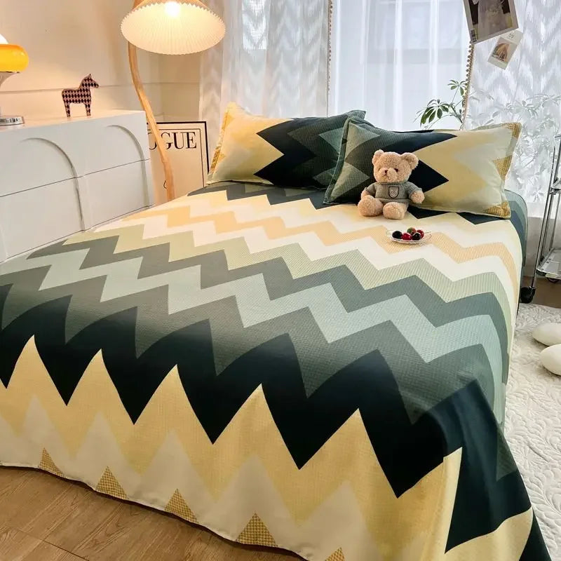 Beautiful and Lovely  Bed Sheet Patterns with Rich Colors for Student Dormitories Single Bed Sheets Double Beds  Simple Bedding