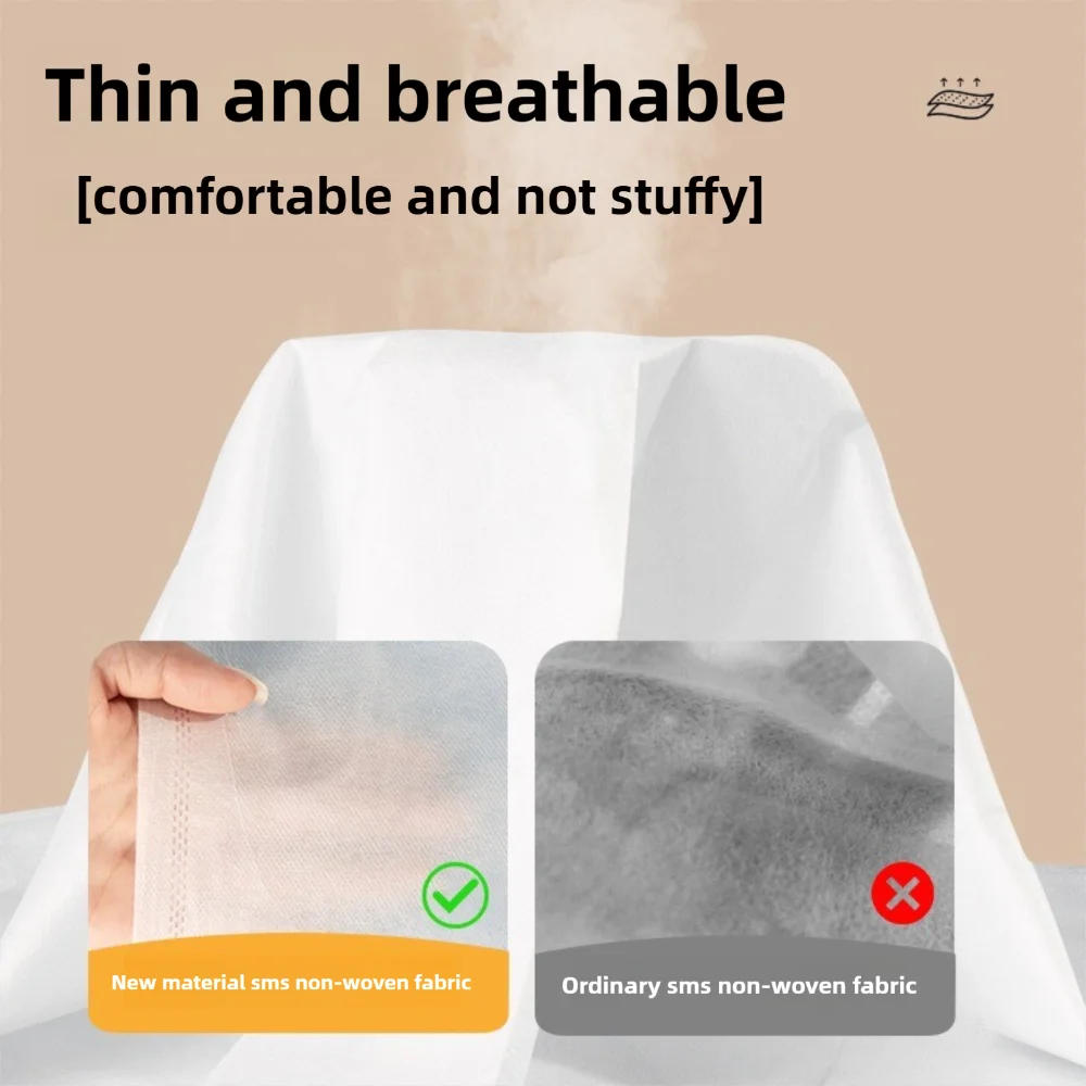 Disposable Non-woven Fitted Sheet with Elastic Bands Non Slip Adjustable Mattress Covers For Single Bed hotel Travel