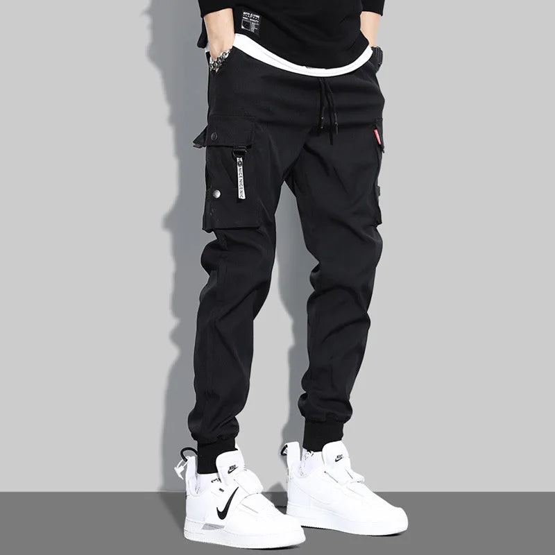 Fashion Men Cargo Pants y2k Techwear Streetwear Harajuku High street Hip Hop Jogging Male Trousers Sports Patchwork Clothing