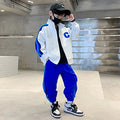5 6 8 10 12 Year Big Boys Clothing Sets New Fashion Spring Autumn Zipper Coat + Pants 2Pcs Tracksuit Suits For Teen Kids Clothes