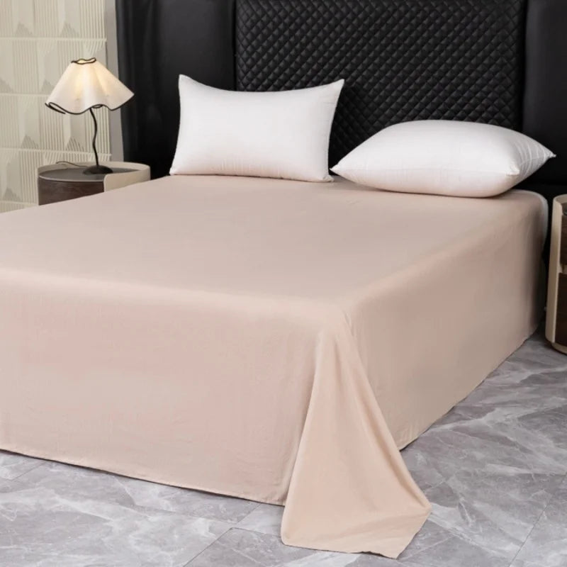 4pcs Sheet Set,Top Sheet +Fitted Sheet+Pillowcase,For US Twin/Queen/King Bed,Soft Solid Microfiber Home Bed Linens Drop Shipping