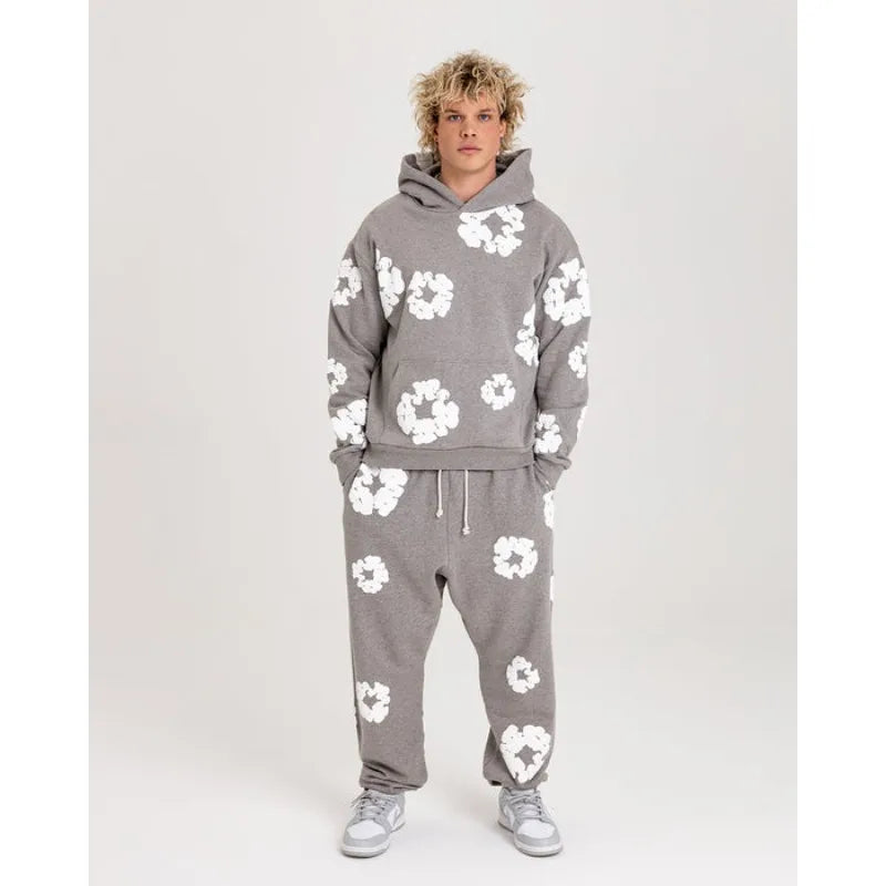 25-26 New 3D Anime Pattern Printing Adult and Children's Fashion Leisure Set