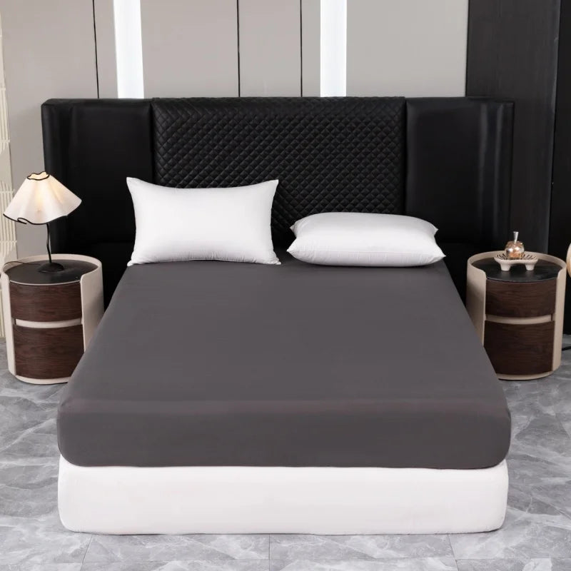 4pcs Sheet Set,Top Sheet +Fitted Sheet+Pillowcase,For US Twin/Queen/King Bed,Soft Solid Microfiber Home Bed Linens Drop Shipping