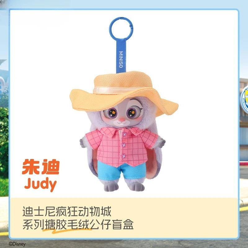 New Genuine Zootopia Vinyl Series Blind Box Cute Cartoon Character Vinyl Plush Bag Pendant Toy Doll Mystery Box Trendy Toys Gift