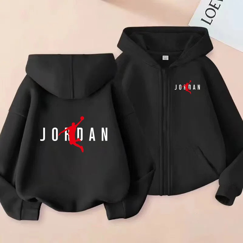 Children's Hoodies ZipperStyle Sweatshirt Fashion Idol star Charming Coat Boys Girls 3-12Yrs Cardigan Sports Casual Clothes Gift