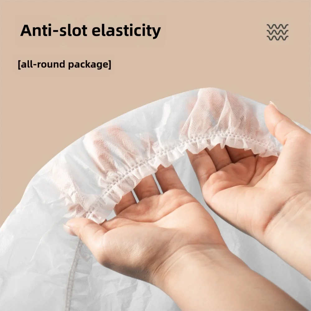Soft Non-woven Disposable Fitted Sheet with Elastic Bands Non Slip Disposable Bed Sheet Single Bed Mattress Covers Travel