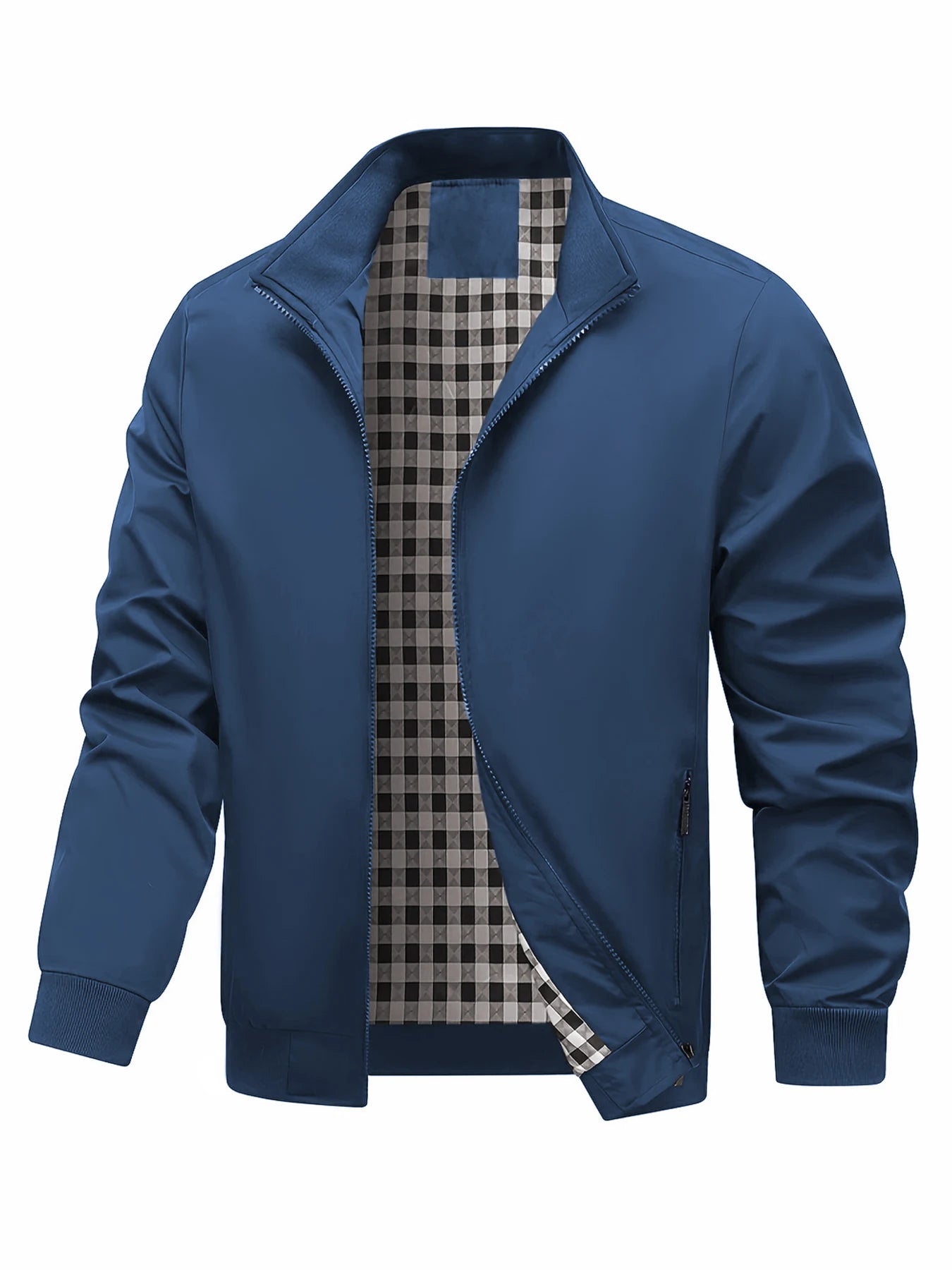 Plus Size Jacket, Trendy Men's College Style Jacket, Spring and Autumn Fashion Plus Size Men's Casual Jacket