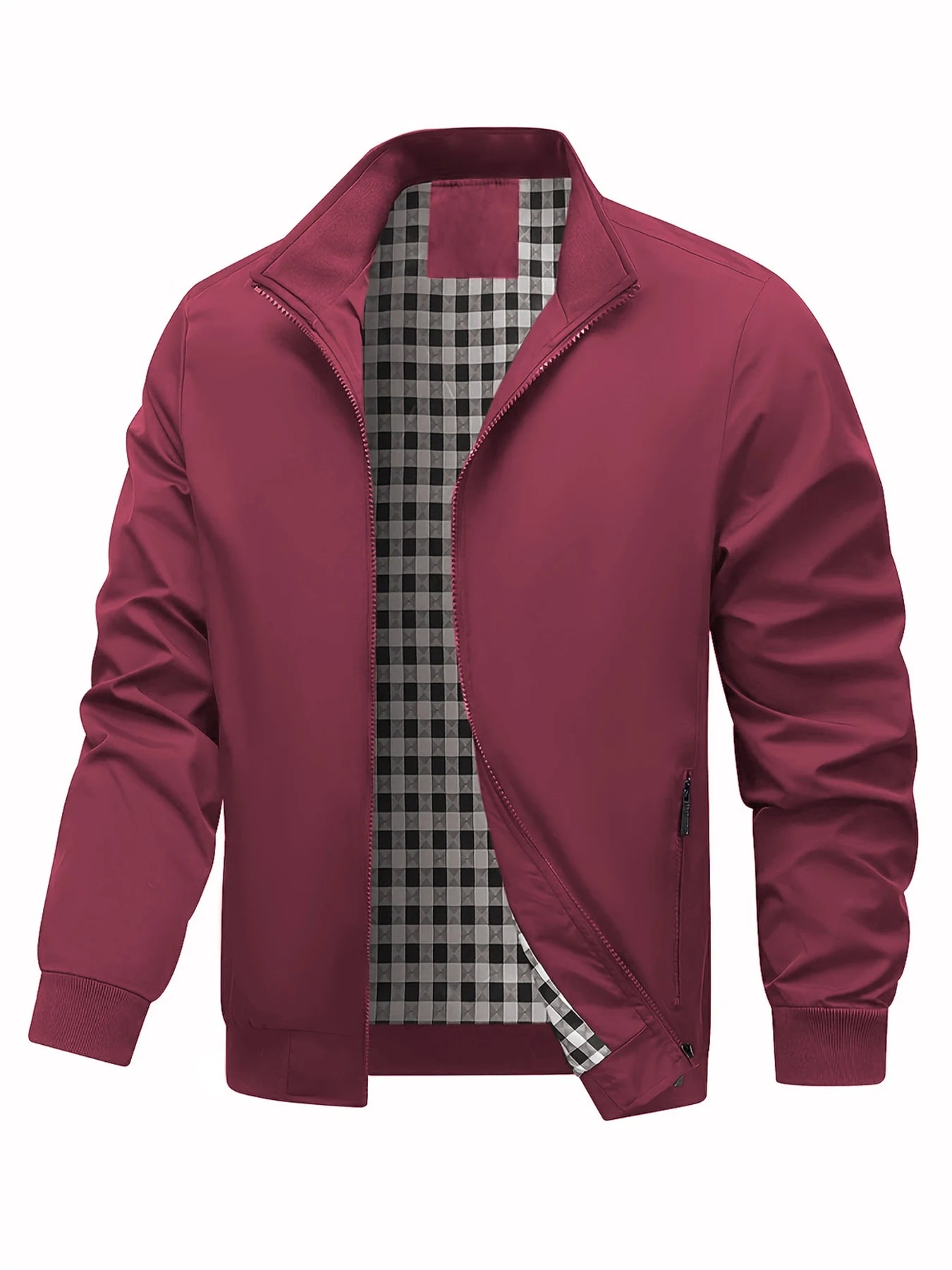 Plus Size Jacket, Trendy Men's College Style Jacket, Spring and Autumn Fashion Plus Size Men's Casual Jacket
